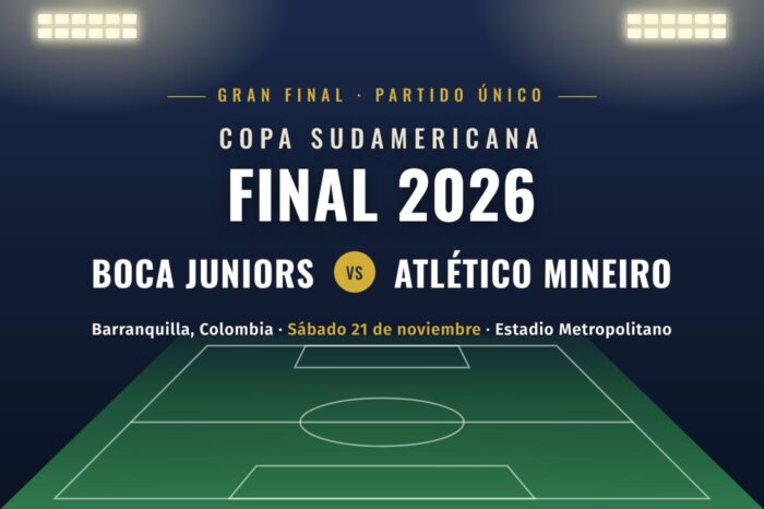 Final Copa Sudamericana: Boca vs. Atlético Mineiro