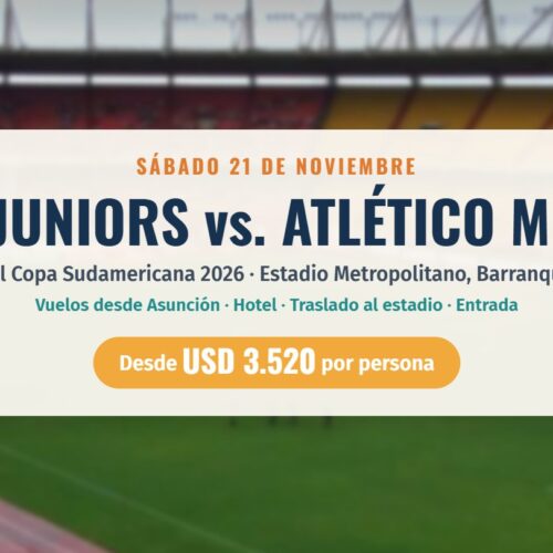 Final Copa Sudamericana 2026 Boca Juniors vs Atlético Mineiro en el Estadio Metropolitano de Barranquilla - MEVOY